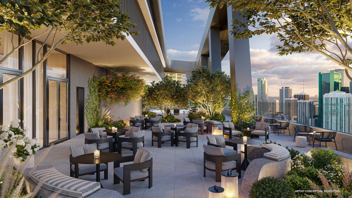 Lofty Brickell Miami Harding's International Realty