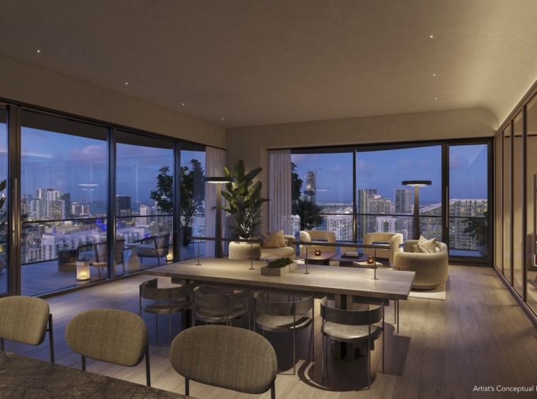 Lofty Brickell Miami Harding's International Realty